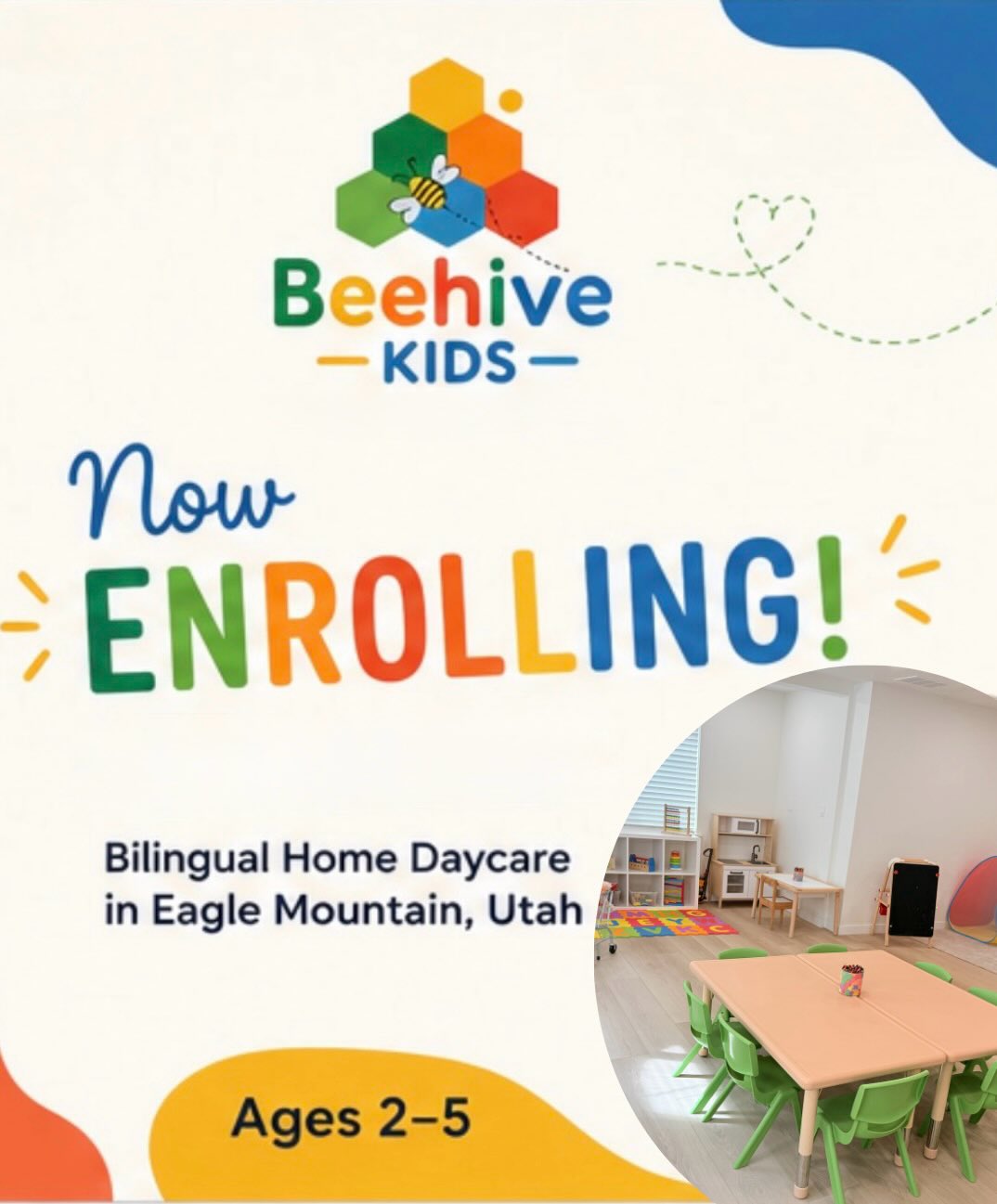 Children learning through play at Beehive Kids Daycare